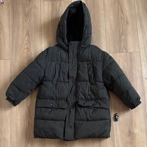 Mango Kids Dark Puffer Coat